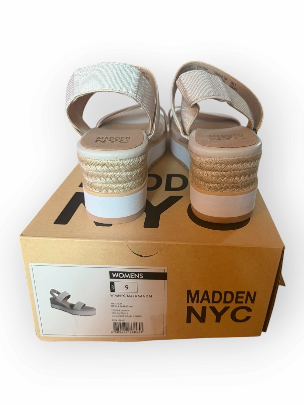 Madden NYC Women's Talla Wedge Strappy Sandals - Picture 5 of 6